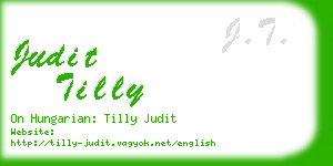 judit tilly business card